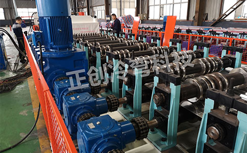 钢板仓波纹板冷弯成型设备